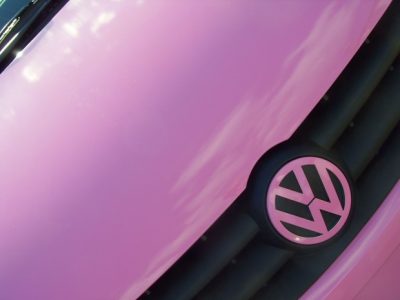 Pink Volkswagen Fox