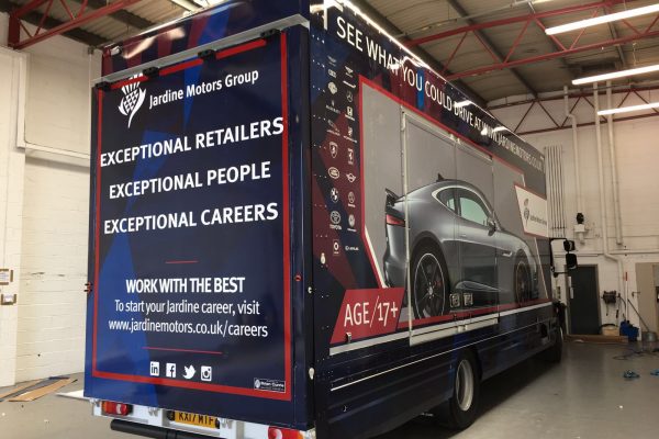 Jardine Motors Lorry Wrap 2
