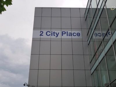 VINYL LETTERING – 2 CITY PLACE