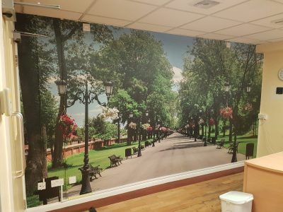 WALL GRAPHICS – MISSION CARE