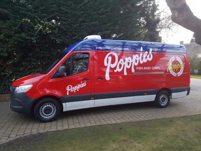 POPPIES FISH & CHIPS – VAN LIVERY