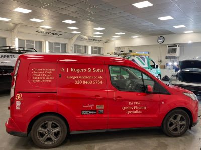AJ ROGERS & SONS – VEHICLE LIVERY