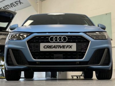 Audi A1 – FULL SATIN BLUE WRAP